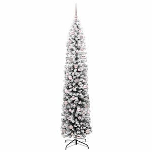 Albero di Natale artificiale con 300 LED Verde 210 cm 3395033