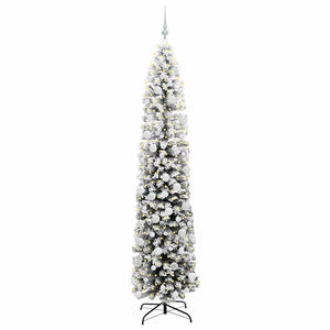 Albero di Natale Artificiale-Albero Natalizio con 300 LED Verde 210 cm 785435