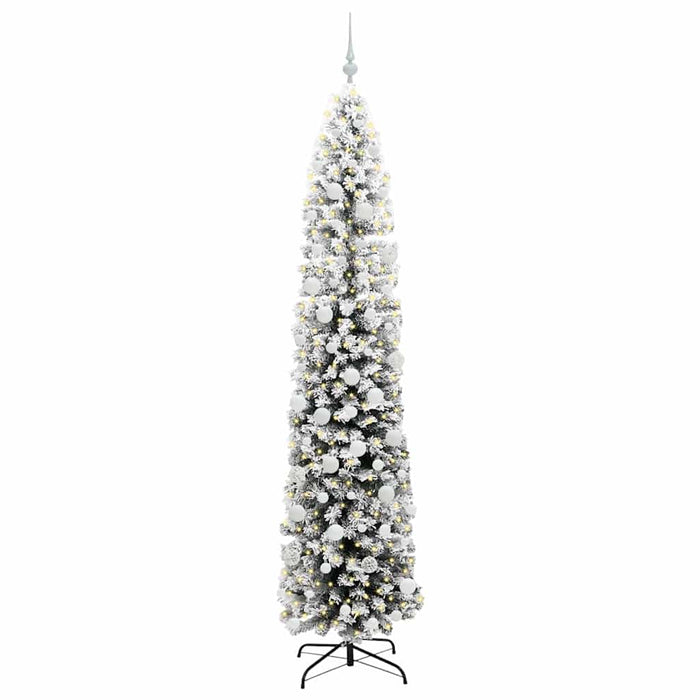 Albero di Natale Artificiale-Albero Natalizio con 300 LED Verde 210 cm 785435