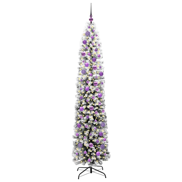 Albero di Natale artificiale con 300 LED Verde 210 cm 3395037