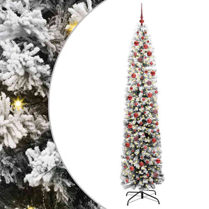 Albero di Natale Artificiale-Albero Natalizio con 300 LED Verde 240 cm 244884