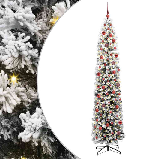 Albero di Natale artificiale con 300 LED Verde 240 cm 3395044