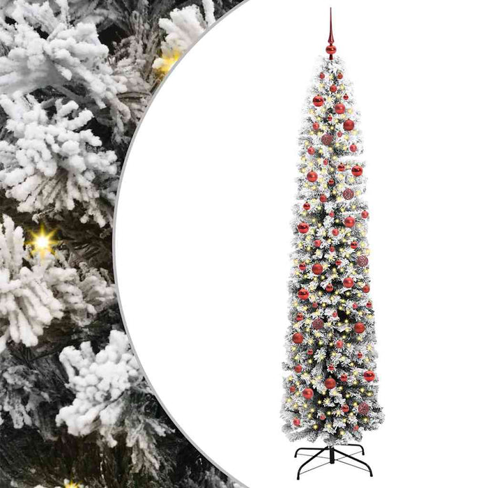 Albero di Natale artificiale con 300 LED Verde 240 cm 3395044