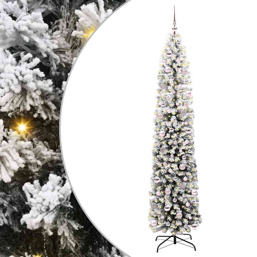 Albero di Natale artificiale con 300 LED Verde 240 cm 3395046