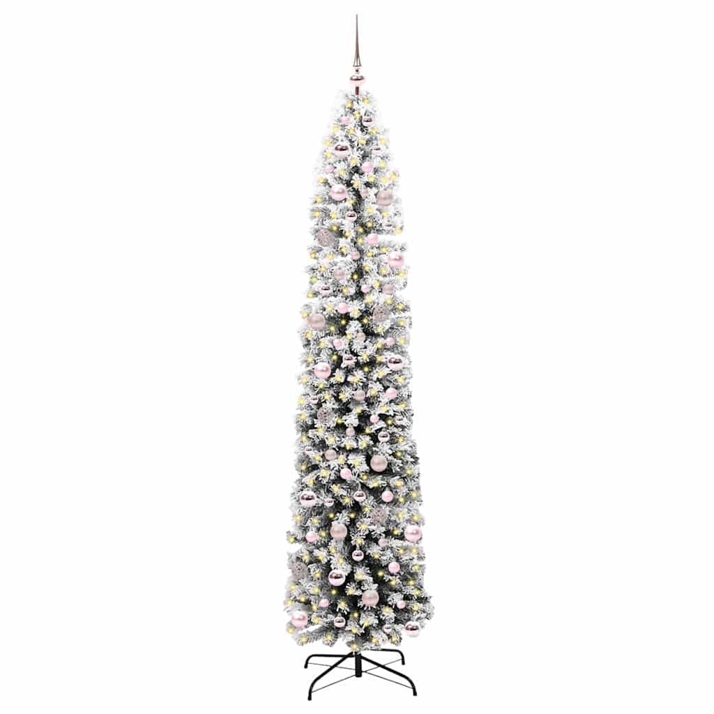 Albero di Natale artificiale con 300 LED Verde 240 cm 3395046