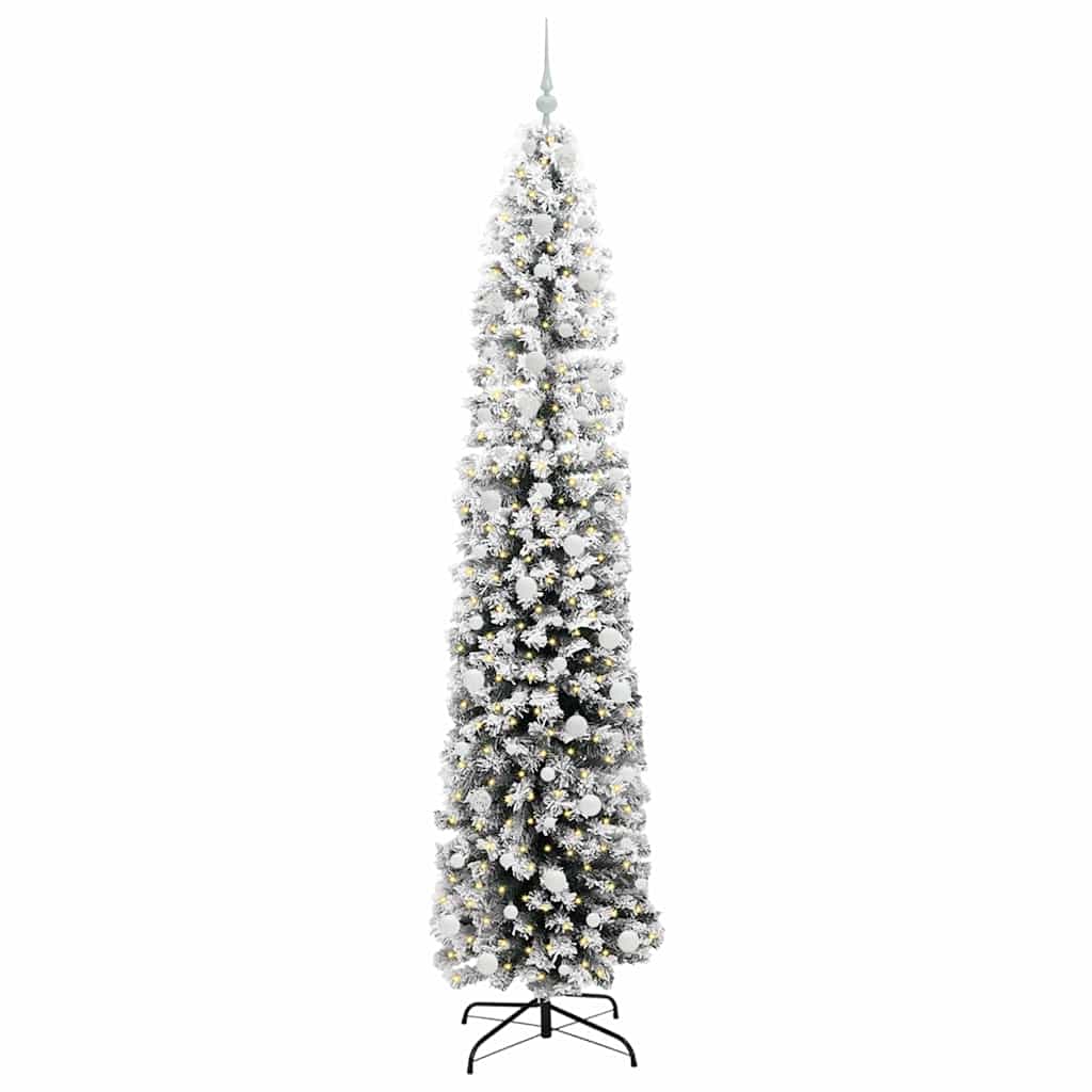 Albero di Natale artificiale con 300 LED Verde 240 cm 3395047