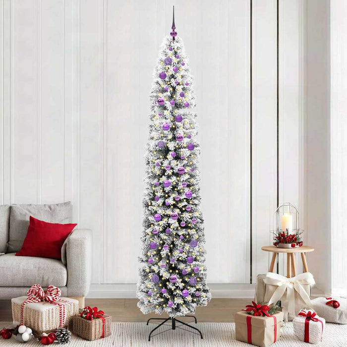 Albero di Natale artificiale con 300 LED Verde 240 cm 3395050