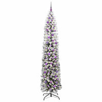 Albero di Natale Artificiale-Albero Natalizio con 300 LED Verde 240 cm 448168