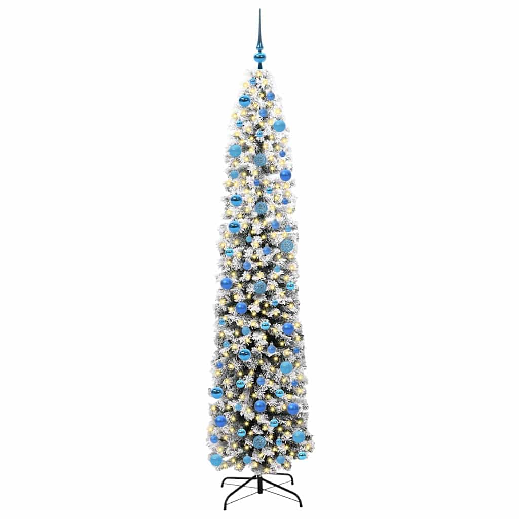 Albero di Natale artificiale con 300 LED Verde 240 cm 3395051