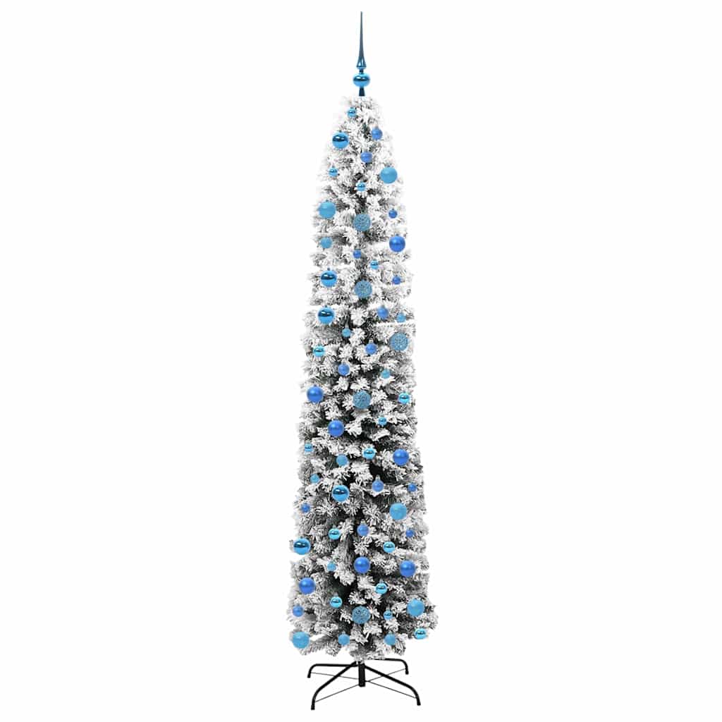 Albero di Natale Artificiale-Albero Natalizio con 300 LED Verde 240 cm 366595