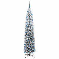 Albero di Natale Artificiale-Albero Natalizio con 300 LED Verde 240 cm 366595