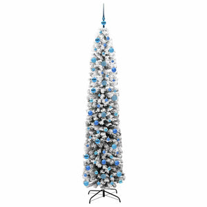 Albero di Natale Artificiale-Albero Natalizio con 300 LED Verde 240 cm 366595