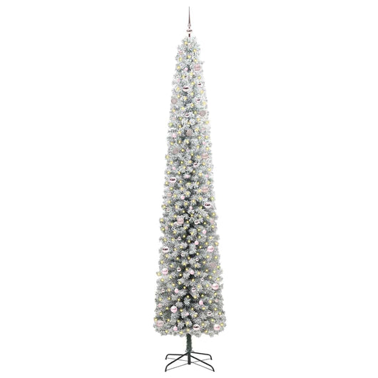 Albero di Natale Artificiale-Albero Natalizio con 300 LED Verde 300 cm 403910