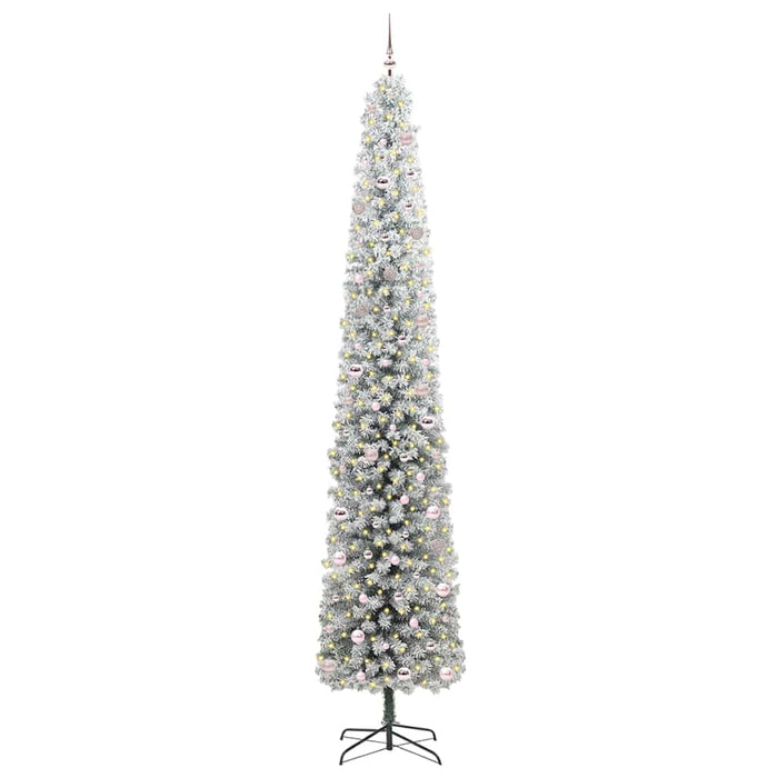 Albero di Natale Artificiale-Albero Natalizio con 300 LED Verde 300 cm 403910