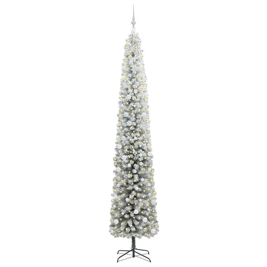 Albero di Natale Artificiale-Albero Natalizio con 300 LED Verde 300 cm 586369
