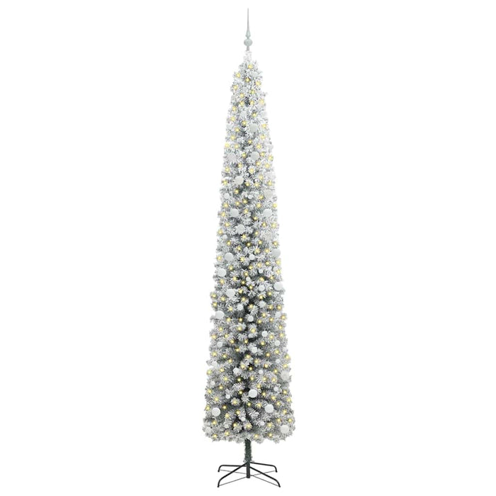 Albero di Natale Artificiale-Albero Natalizio con 300 LED Verde 300 cm 586369