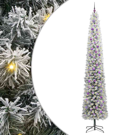 Albero di Natale artificiale con 300 LED Verde 300 cm 3395068