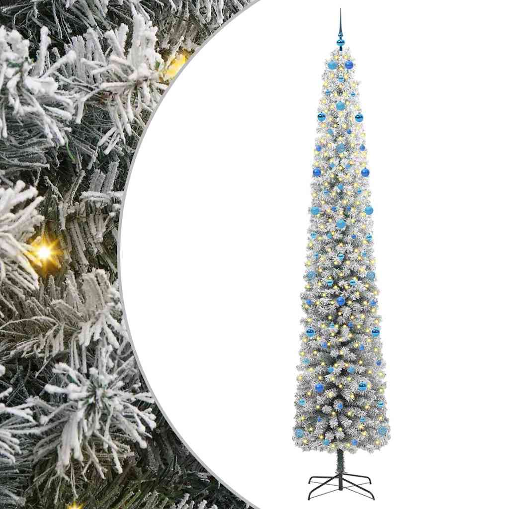 Albero di Natale artificiale con 300 LED Verde 300 cm 3395069