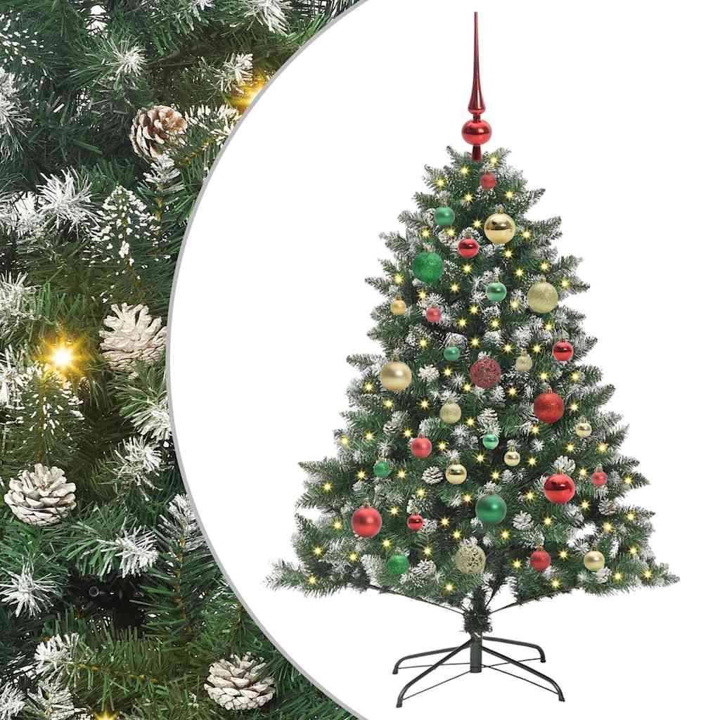 Albero di Natale artificiale con 150 LED Verde 85 x 85 x 120 cm 3395217