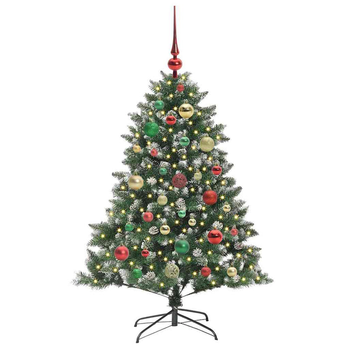 Albero di Natale artificiale con 150 LED Verde 85 x 85 x 120 cm 3395217