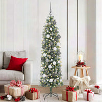 Albero di Natale Artificiale Sottile Verde 180 cm PVC 3395292