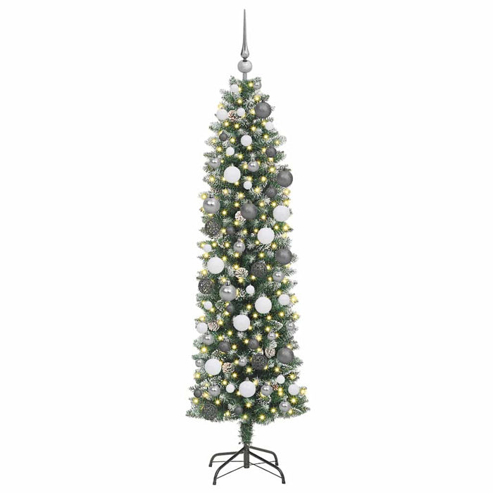 Albero di Natale Artificiale Sottile Verde 180 cm PVC 3395292