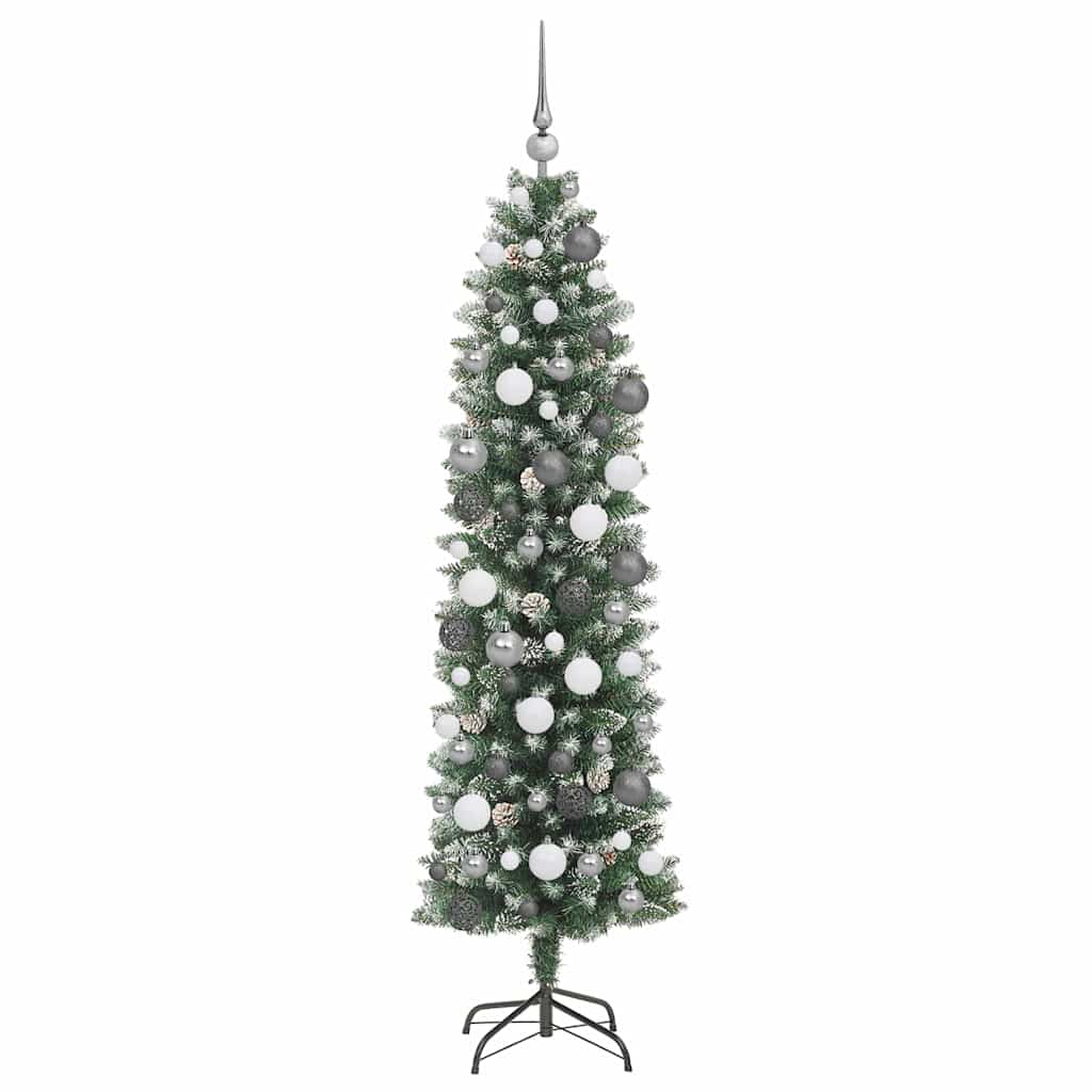 Albero di Natale Artificiale Sottile Verde 180 cm PVC 3395292