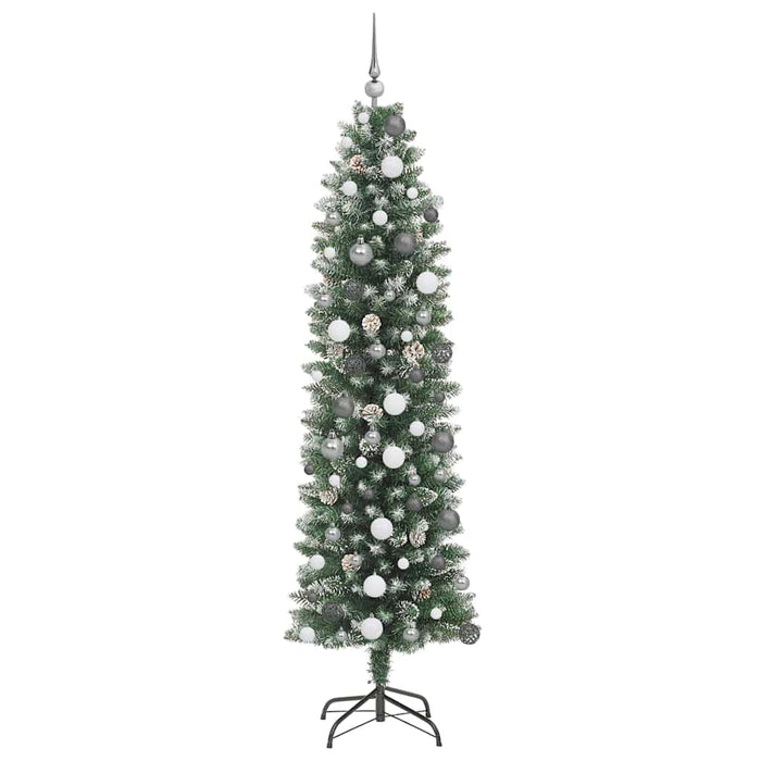 Albero di Natale Artificiale Sottile Verde 210 cm 3395304