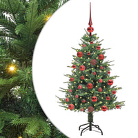 Albero di Natale artificiale preilluminato con set di palline 3395326