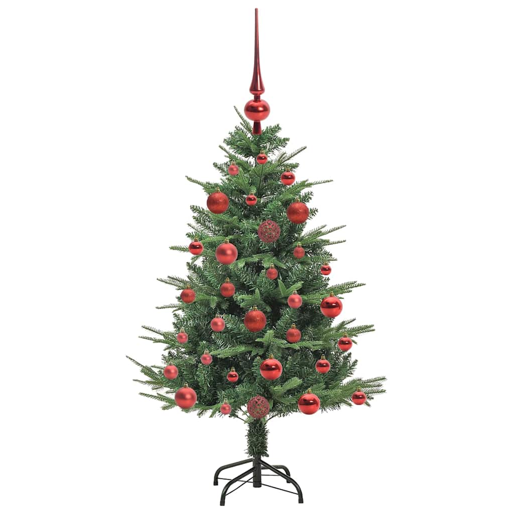 Albero di Natale artificiale preilluminato con set di palline 3395326
