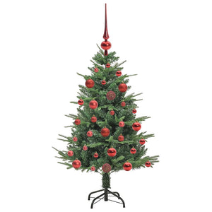 Albero di Natale artificiale preilluminato con set di palline 3395326