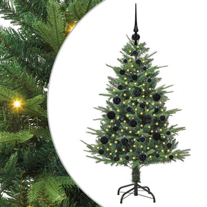 Albero di Natale artificiale preilluminato con set di palline 3395327