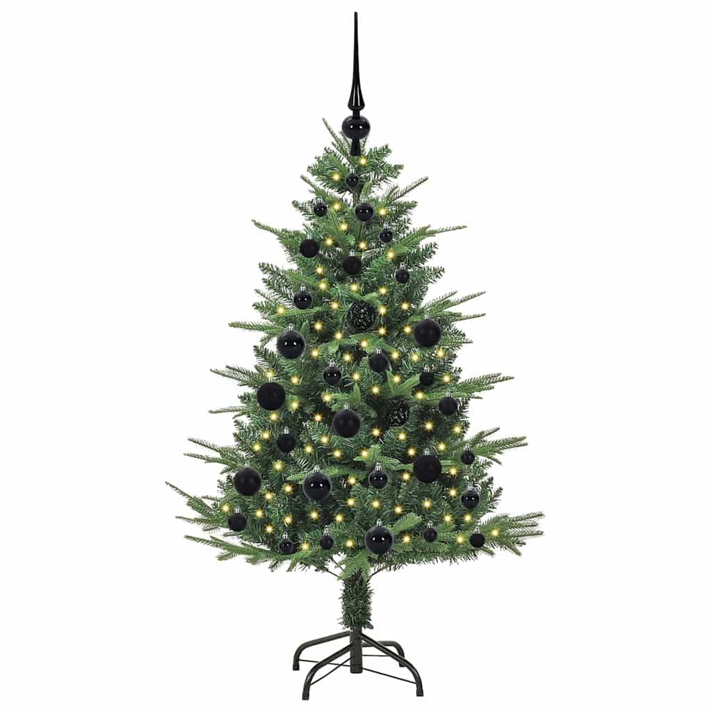Albero di Natale artificiale preilluminato con set di palline 3395327