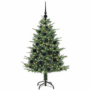 Albero di Natale artificiale preilluminato con set di palline 3395327
