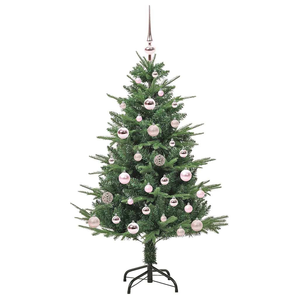 Albero di Natale artificiale preilluminato con set di palline 3395328