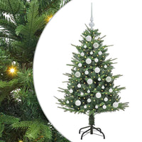Albero di Natale artificiale preilluminato con set di palline 3395329