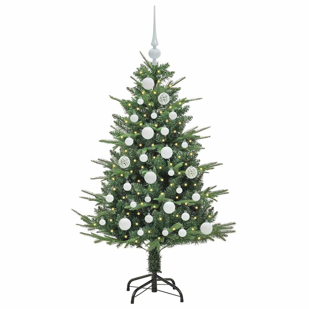 Albero di Natale artificiale preilluminato con set di palline 3395329