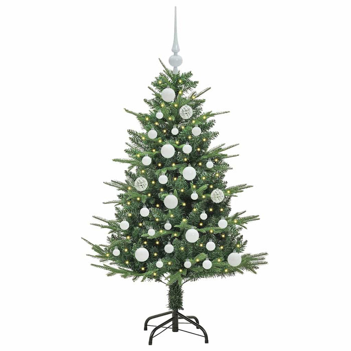 Albero di Natale artificiale preilluminato con set di palline 3395329