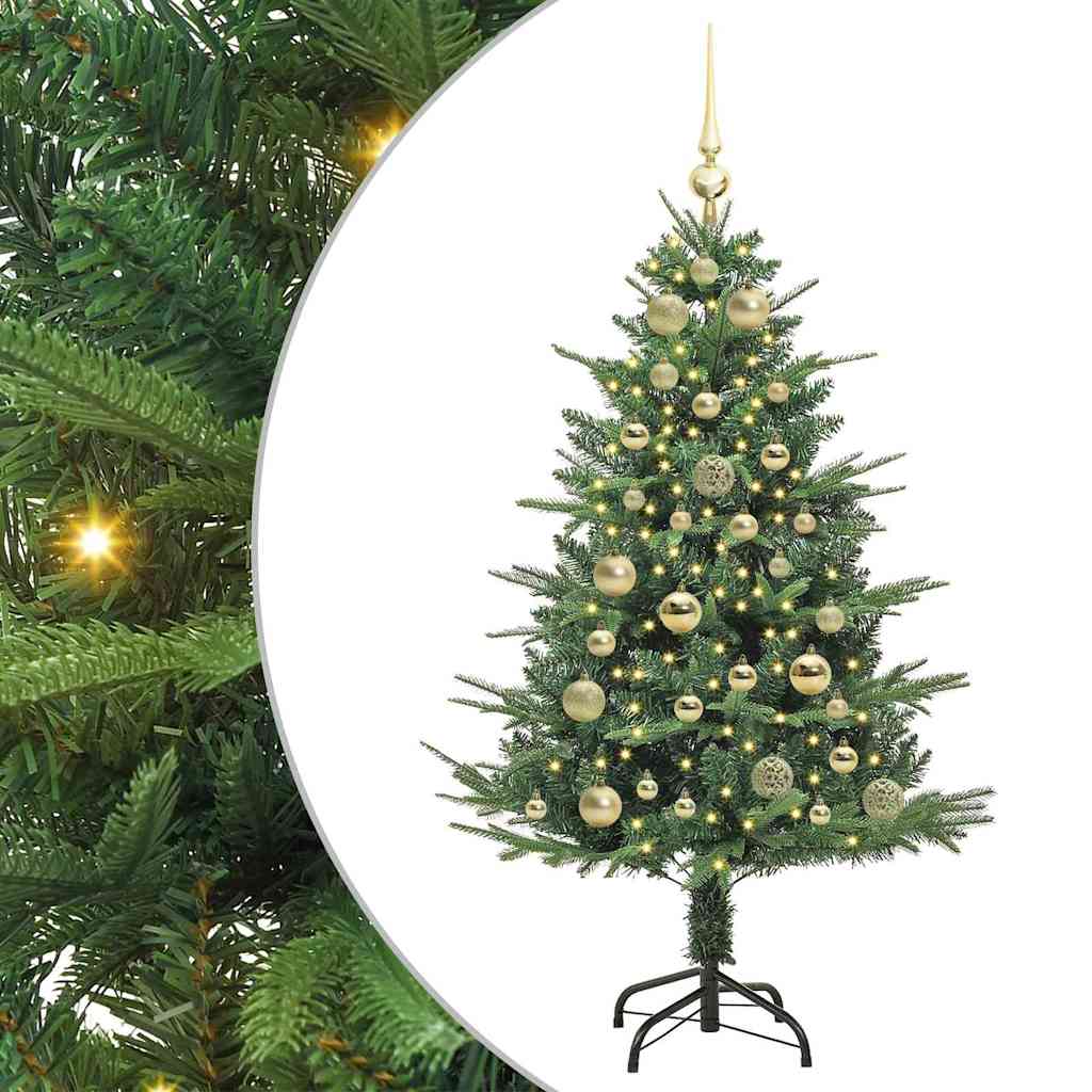 Albero di Natale artificiale preilluminato con set di palline 3395330