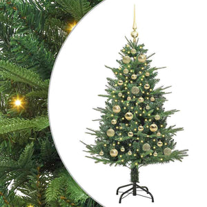 Albero di Natale artificiale preilluminato con set di palline 3395330