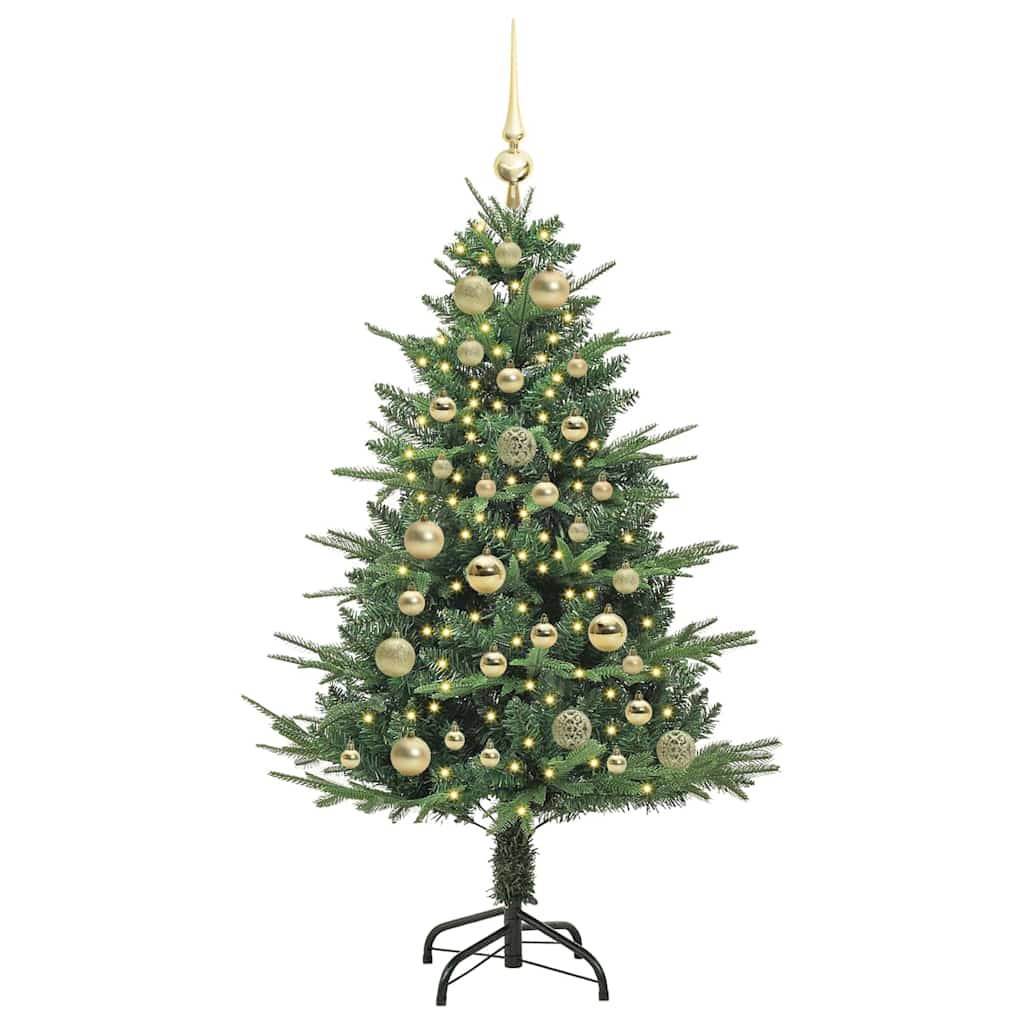 Albero di Natale artificiale preilluminato con set di palline 3395330