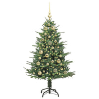 Albero di Natale artificiale preilluminato con set di palline 3395330