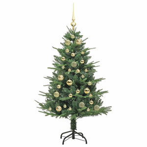 Albero di Natale artificiale preilluminato con set di palline 3395330