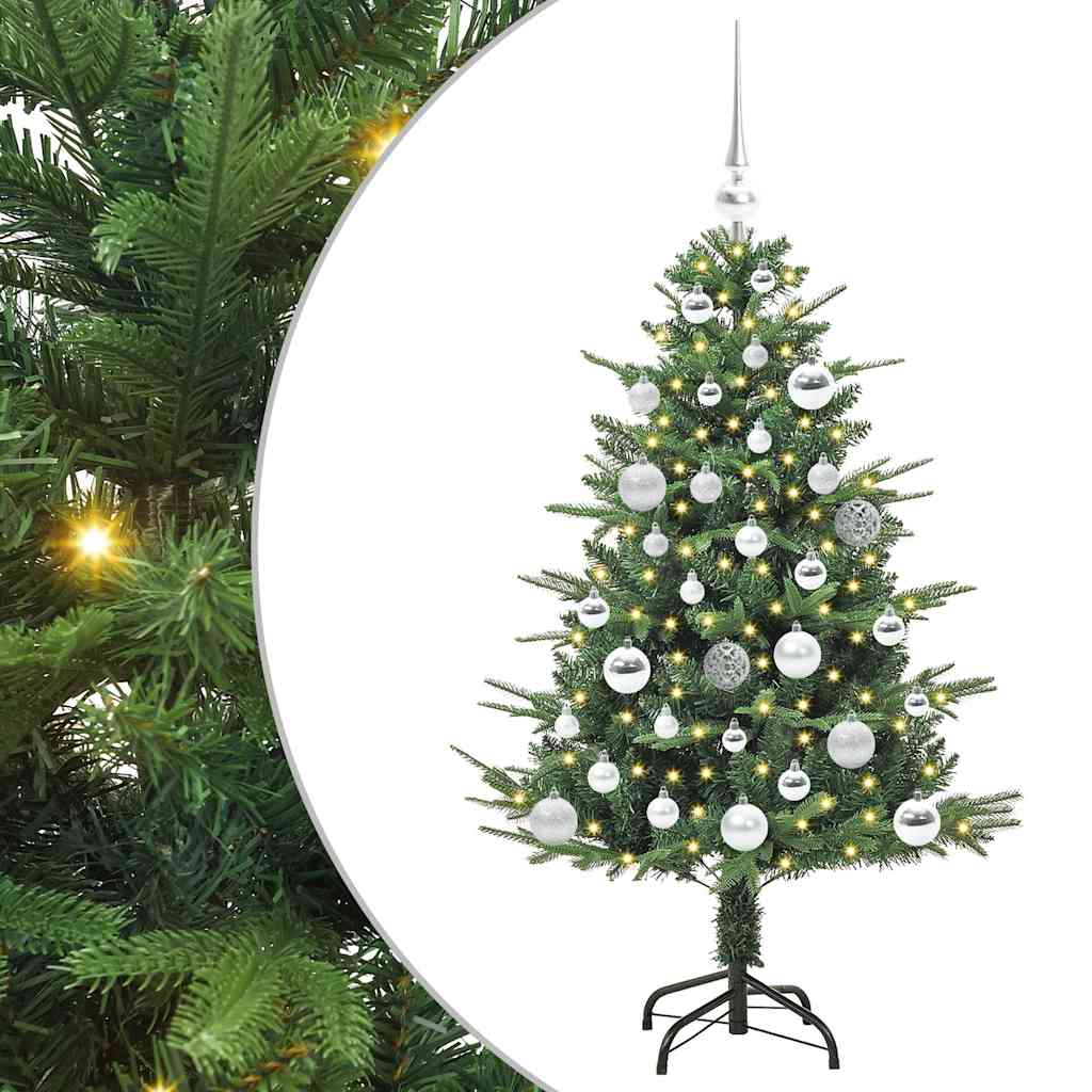Albero di Natale artificiale preilluminato con set di palline 3395331