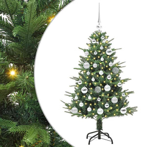 Albero di Natale artificiale preilluminato con set di palline 3395331