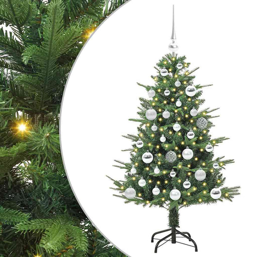 Albero di Natale artificiale preilluminato con set di palline 3395331
