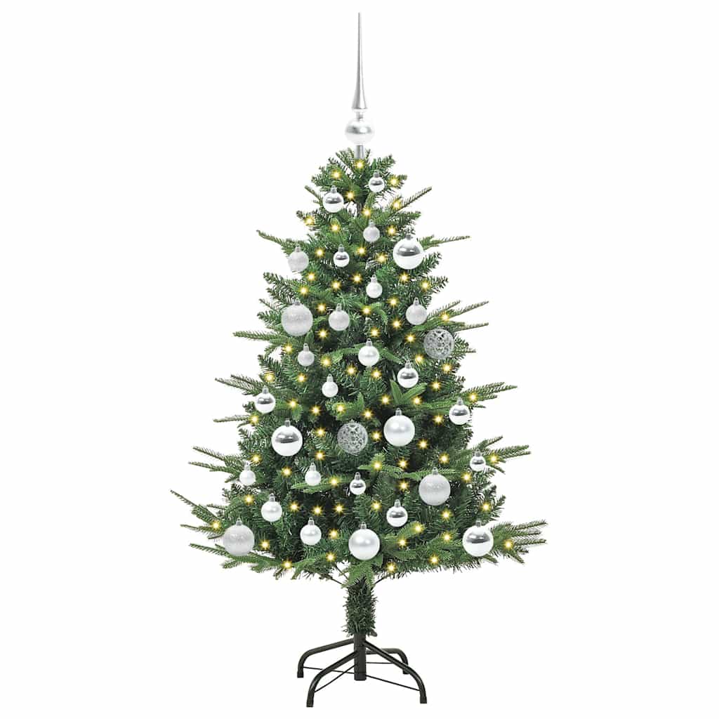 Albero di Natale artificiale preilluminato con set di palline 3395331