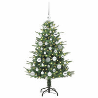 Albero di Natale artificiale preilluminato con set di palline 3395331