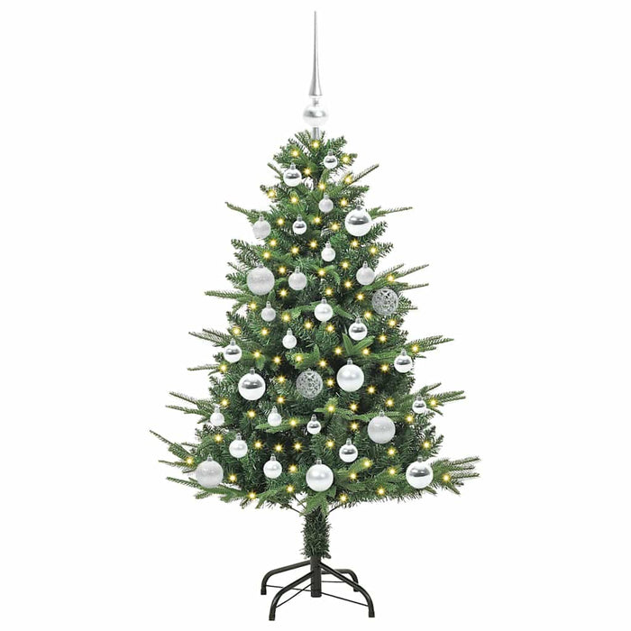 Albero di Natale artificiale preilluminato con set di palline 3395331