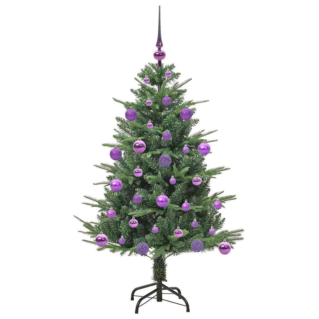 Albero di Natale artificiale preilluminato con set di palline 3395332